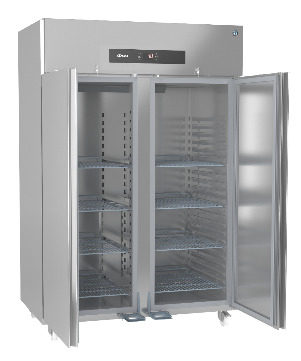 Hoshizaki Premier K-140-C-U Double Door Upright Commercial Refrigerator, Stainless Steel, 1400 Litres