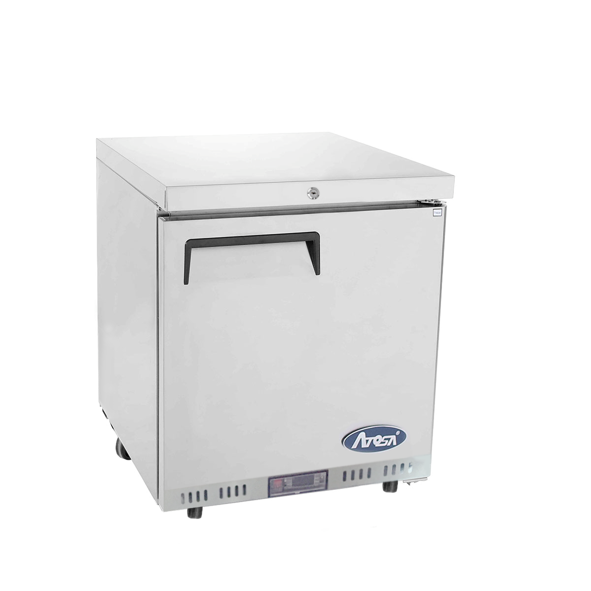 Atosa MBC24R Single Door Undercounter Commercial Fridge Cabinet, Stainless Steel, 145L