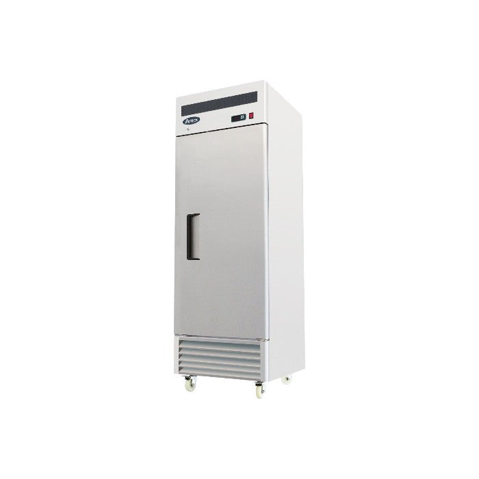 Atosa MBF8185GR Single Door Bottom-Mounted Gastronorm Upright Fridge, 610L – Stainless Steel, High-Capacity Commercial Refrigerator for 2/1 GN Pans