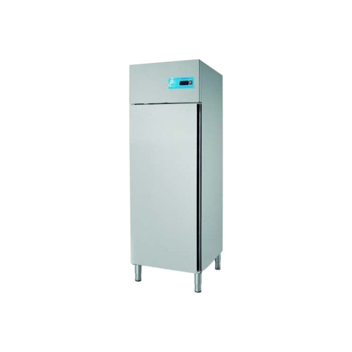 Coreco CGR-751 645L Single Door Upright Refrigerator, Top Mounted Fan-Assisted Cooling, Stainless Steel