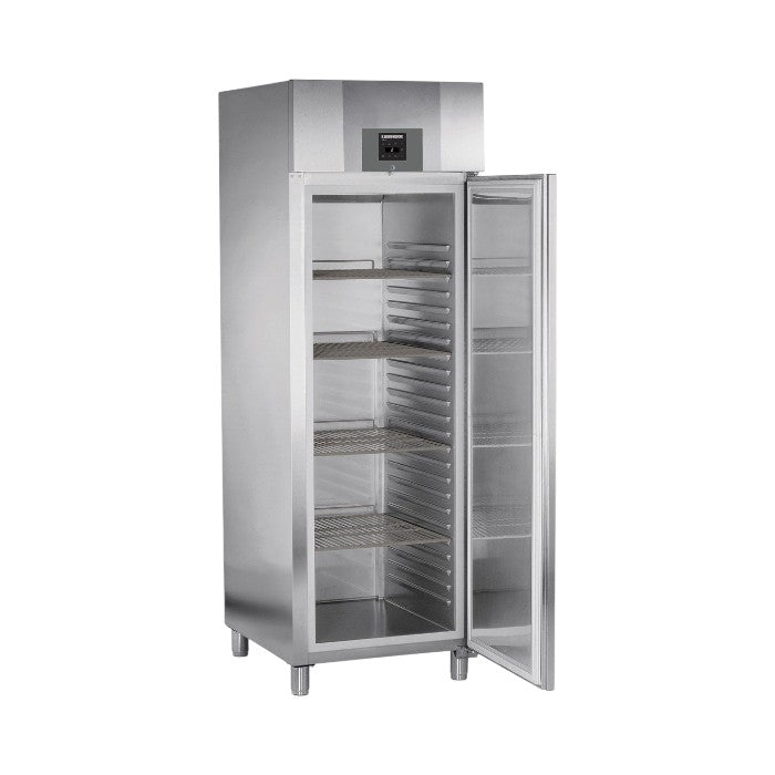 Liebherr GKPv6570 ProfiLine Single Door Upright Fridge, 597L, Forced-Air Cooling, Stainless Steel, Professional Chiller