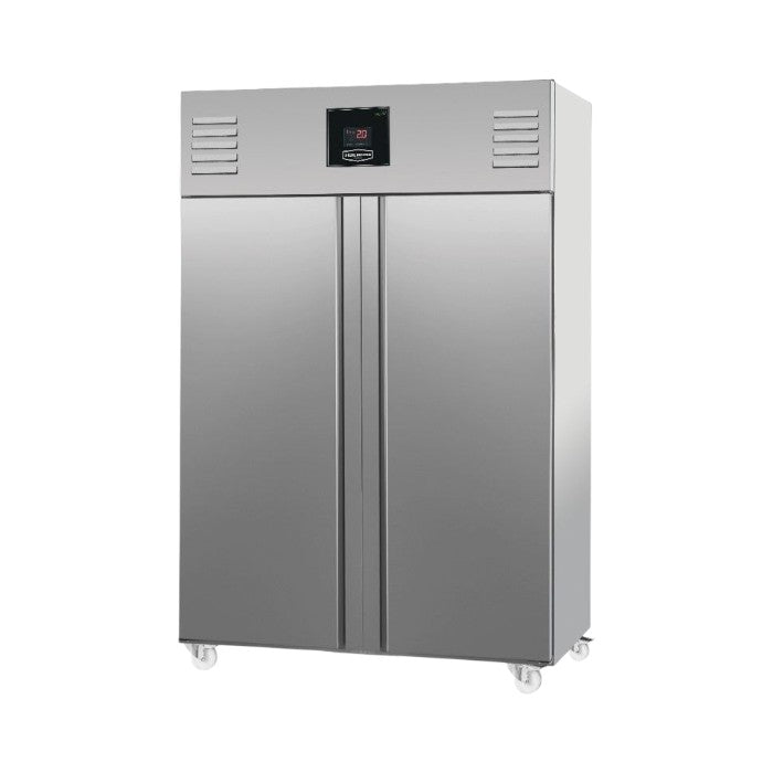Sterling Pro Vantage XPI142 Double Door Stainless Steel Storage Cabinet Fridge, 1400L, Digital Display, Forced Air Cooling, Made in Europe
