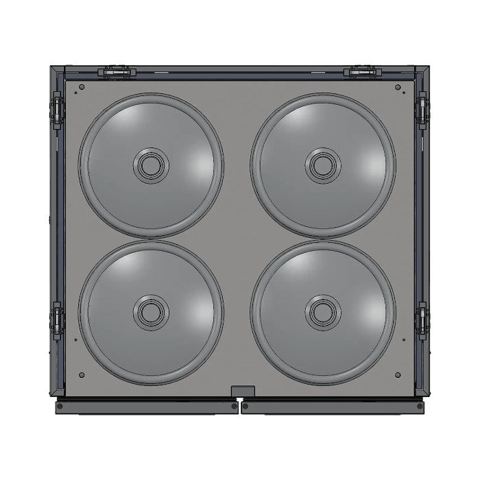 High-end KEG Cooler SKB-4 – Flatpack Panel Construction, Adjustable Feet, 2 Hinged Doors, Fits 20L & 50L Kegs – Energy Efficient Commercial Cooler