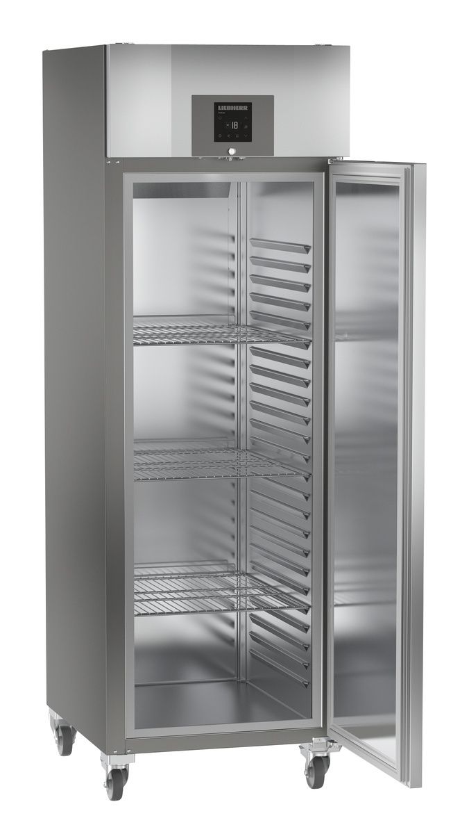Liebherr GGPv 6540 Commercial Single Door Upright Freezer – 597L Stainless Steel Forced-Air GN 2/1 Freezer with NoFrost Technology