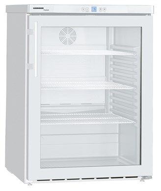 Liebherr FKUv1613 Single Door Undercounter White Fridge, 141 Litres, Digital Display, Forced-Air Cooling