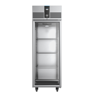 Foster EP700G/41-153 EcoPro G3 Glass Single Door Upright Refrigerated Cabinet, 600L, LED Display, Stainless Steel, Auto Defrost