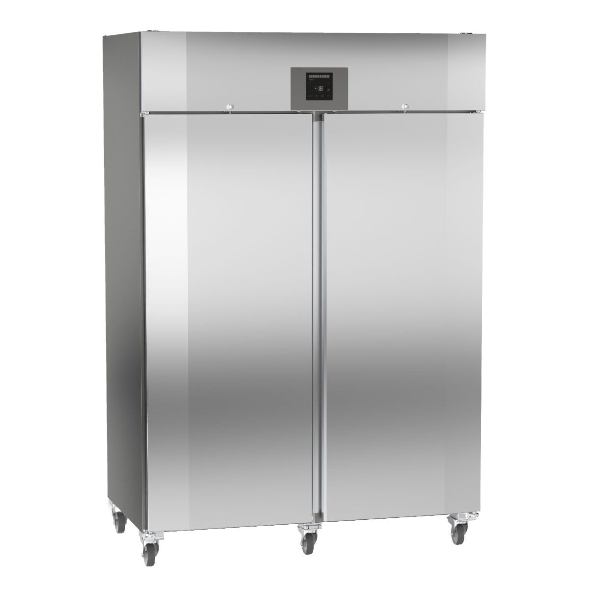 Liebherr GKPv 1440 Forced-Air Upright Refrigerator, Double Door 2/1 GN, Stainless Steel, 1361 Litres