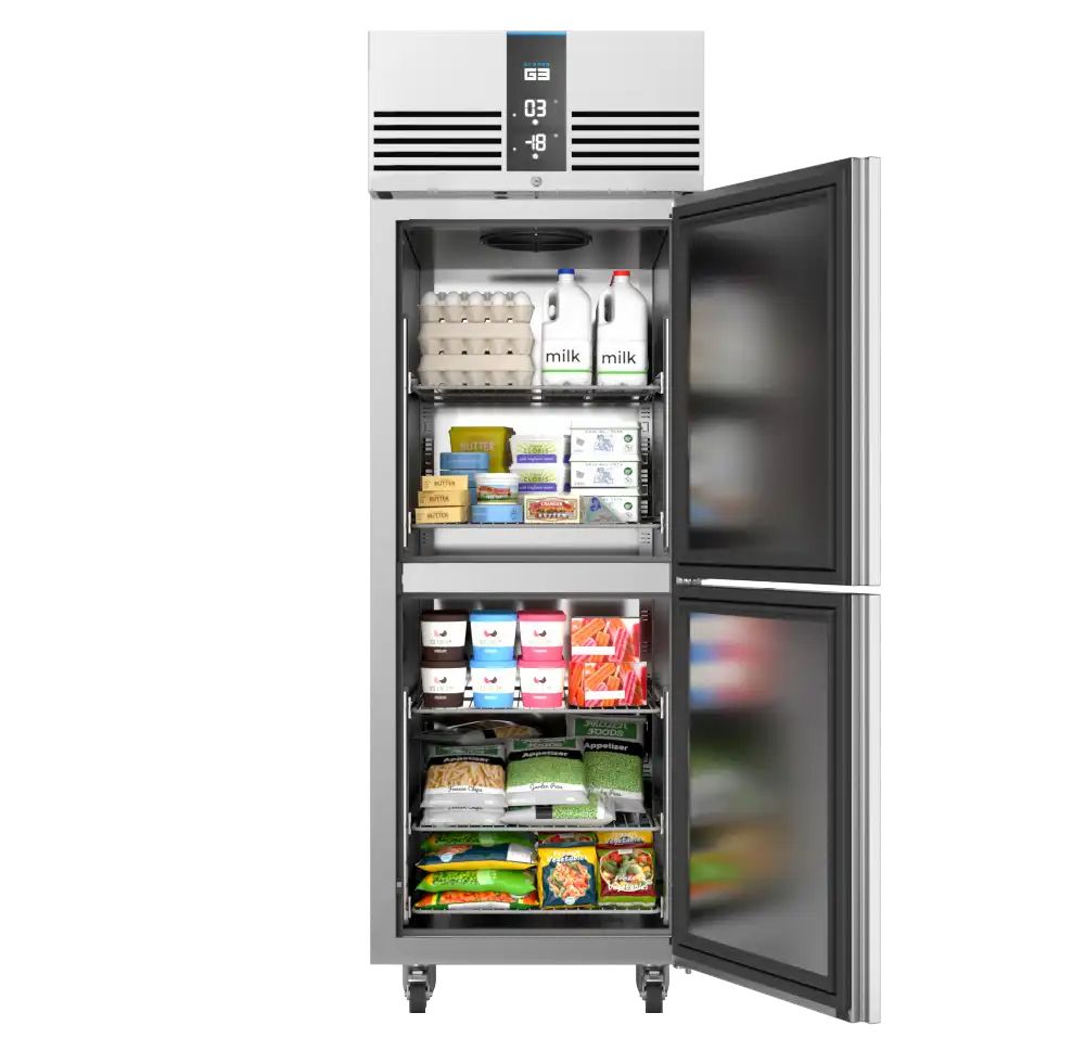 Foster EP700HL/41-697 EcoPro G3 Dual Temperature Upright Cabinet with Half Door, 270L, Stainless Steel