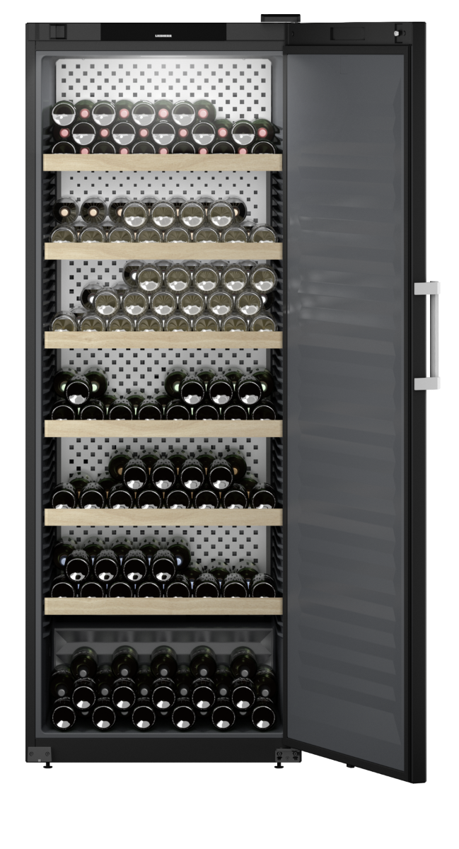 Liebherr WSbli 7731 Upright Wine Storage Cabinet – 324 Bottle Capacity, Precision Temperature Control, Black Finish