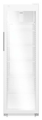 Liebherr MRFVC 4011 White Glass Single Door Display Fridge – 400L, Forced Air Cooling, Self-Closing Door, Lockable, 6 Adjustable Shelves