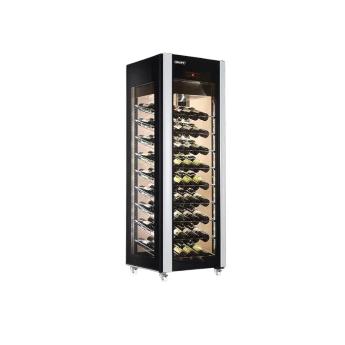 Blizzard WD400 Upright Wine Cooler, 400L Capacity (81 Bottles), Stainless Steel Body, Digital Temperature Control, Automatic Defrost