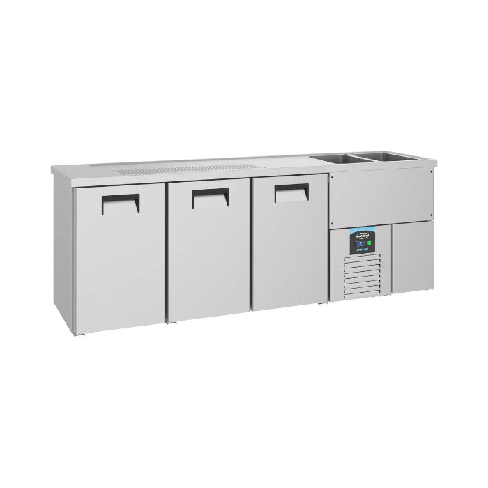 Combisteel Beer Counter 3 Doors 2L – Stainless Steel 430 – Commercial Beer Keg Counter – 489.5340