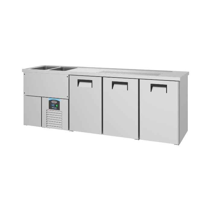 Combisteel Beer Counter 3 Doors 2L – Stainless Steel 430 – Commercial Beer Keg Counter – 7489.5345