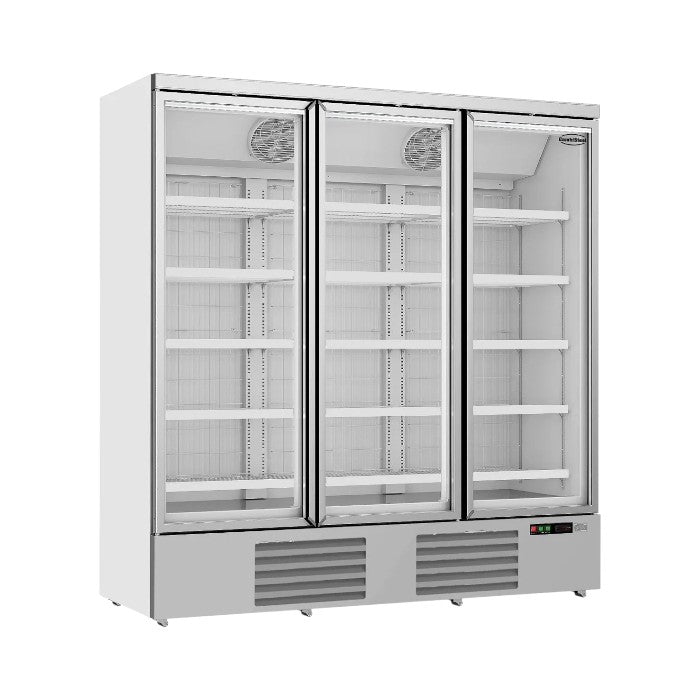 Combisteel Triple Glass Door Display Freezer 1450L, White