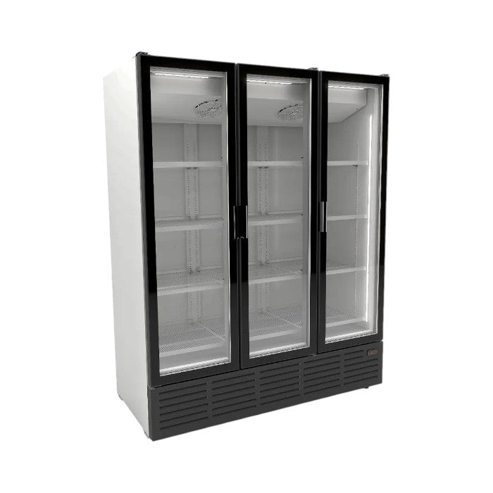 Combisteel Triple Glass Door Display Fridge Merchandiser 1560L, White