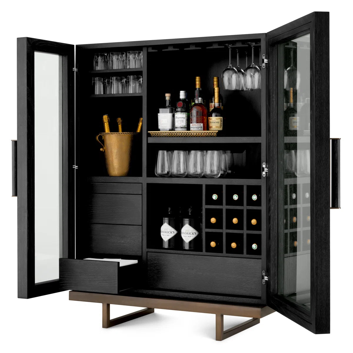 Connaught Solid Wood Bar Cabinet