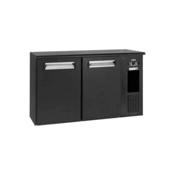 Gamko E3/22MU84 Undercounter Bottle Cooler – 364L, Solid Double Door, Anthracite Black