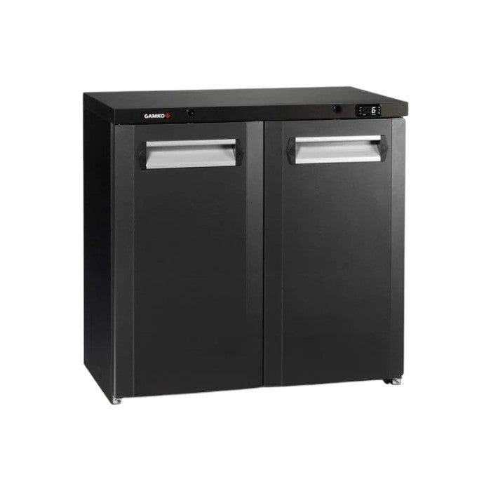 Gamko MG3/250 Maxiglass Hinged Double Door Undercounter Bottle Cooler, 250 Litres