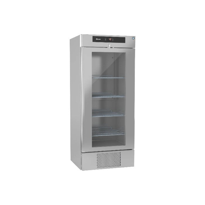 Hoshizaki KG BW80 DR U Glass Single Door Upright Display Refrigerator, 610L – Stainless Steel, Energy-Efficient Commercial Cooler