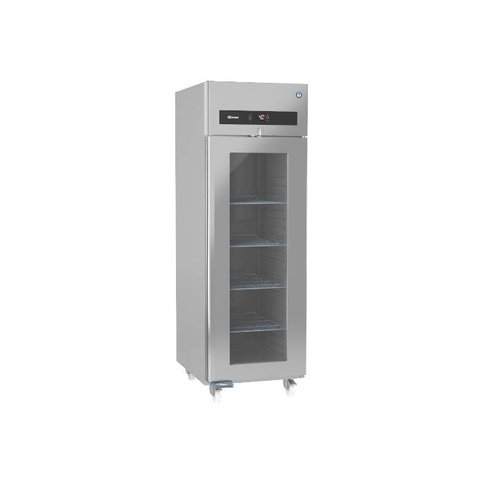 Hoshizaki PREMIER KG 70 C DR U Glass Single Door Upright Display Refrigerator, 700L Stainless Steel, Self-Closing, Adjustable Shelves