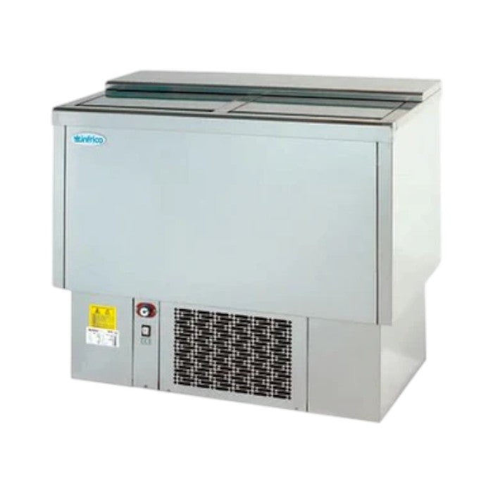 Infrico EFP1500SS Beer Dump – 305L Capacity | White – Galvanized Steel Interior