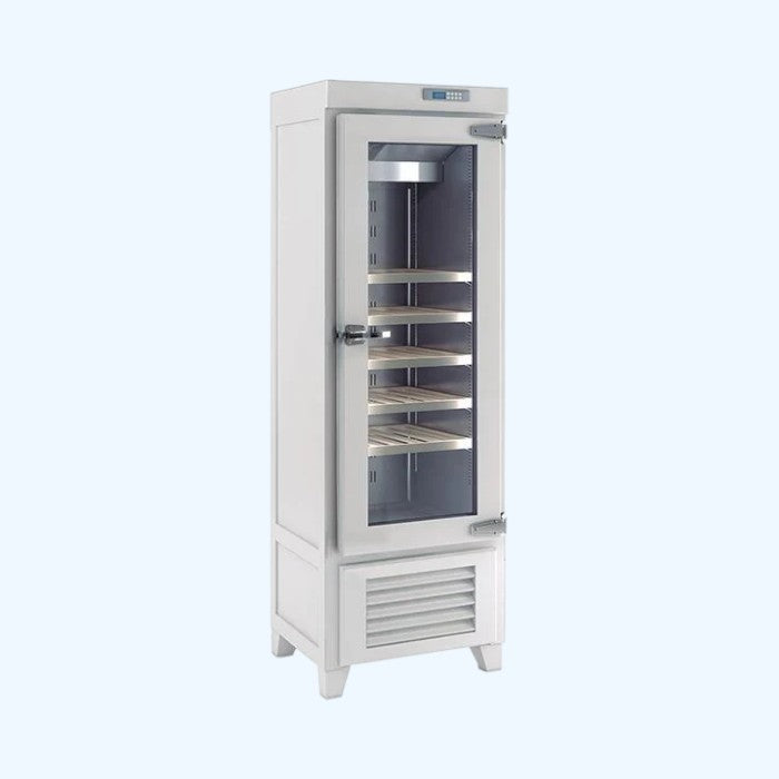 Infrico EVV23R1G Upright Wine Cellar – 90 Bottles, Single Door, Upright Black Wine Fridge