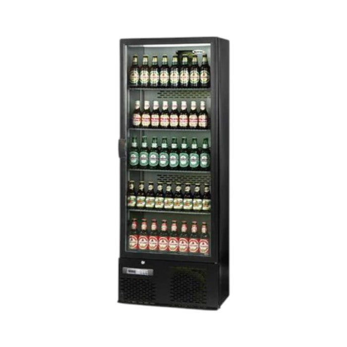 Infrico ZX10 Upright Bottle Cooler – 324 Bottle Capacity, Charcoal/Black Finish