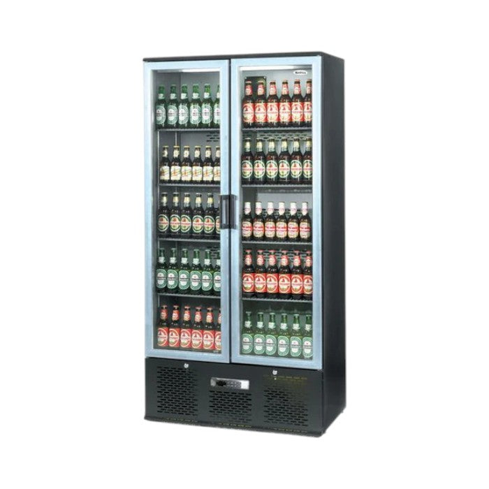 Infrico ZXS20 Upright Bottle Cooler 492 Bottles Charcoal/Aluminum