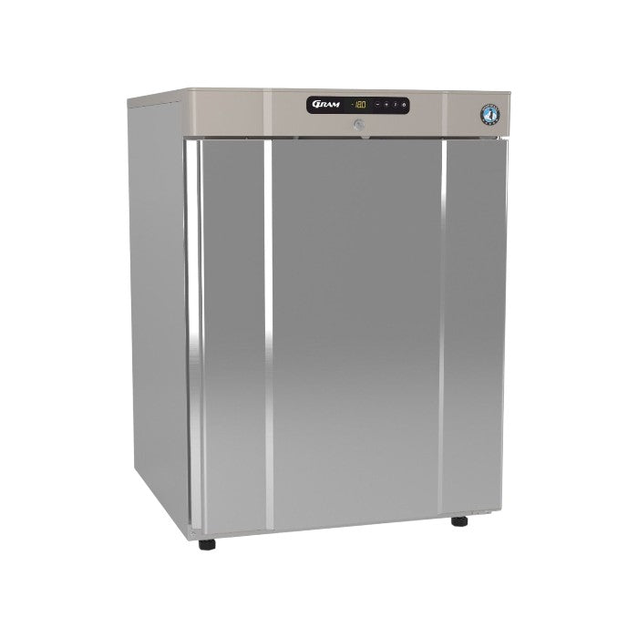 Hoshizaki K 220 R-DR G U Compact Undercounter Stainless Steel Refrigerator, 123L Ventilated Cooling, Automatic Defrost, Digital Display