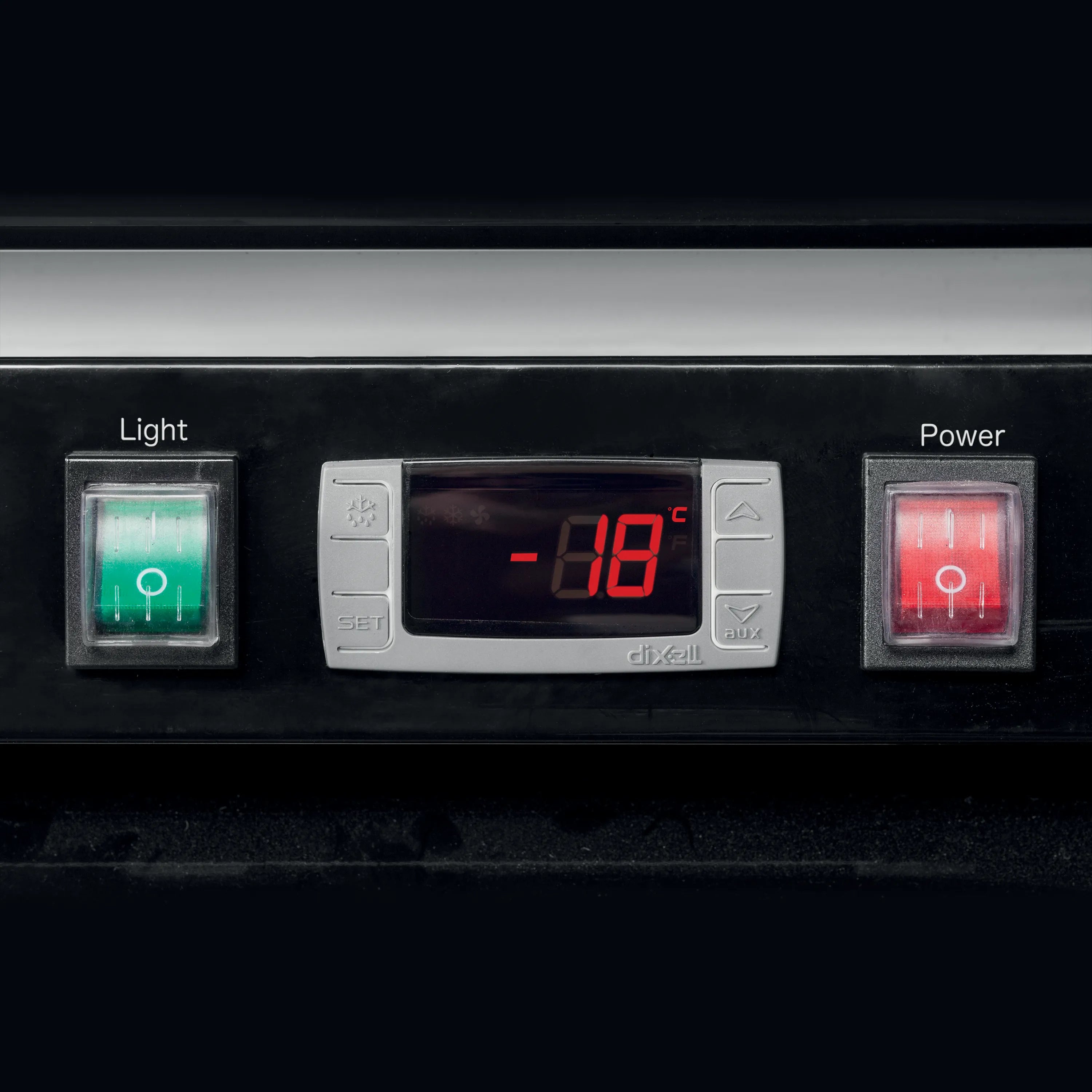 TEFCOLD LGC5000 Black Glass Door Merchandiser – 2 Hinged Doors, LED Display, Fan Assisted Cooling, Energy Efficient Commercial Chiller