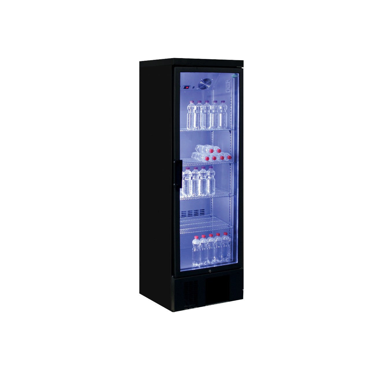 High-End Glass Door Display Chiller SGD-300GE – 270L Ventilated Cooling, Energy Efficient, LED Lit Commercial Beverage Cooler