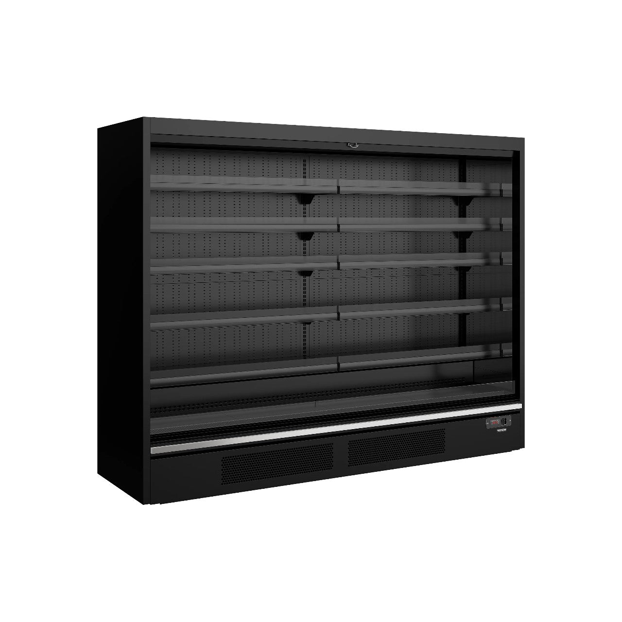 Multideck Galaxy+ GP26 Black Open Front Display Fridge, Fan Assisted Cooling, 5 Adjustable Shelves, -1 to +5°C