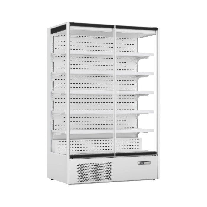 Prodis XMD1250 Panoramic Frameless Glass Door Multideck White