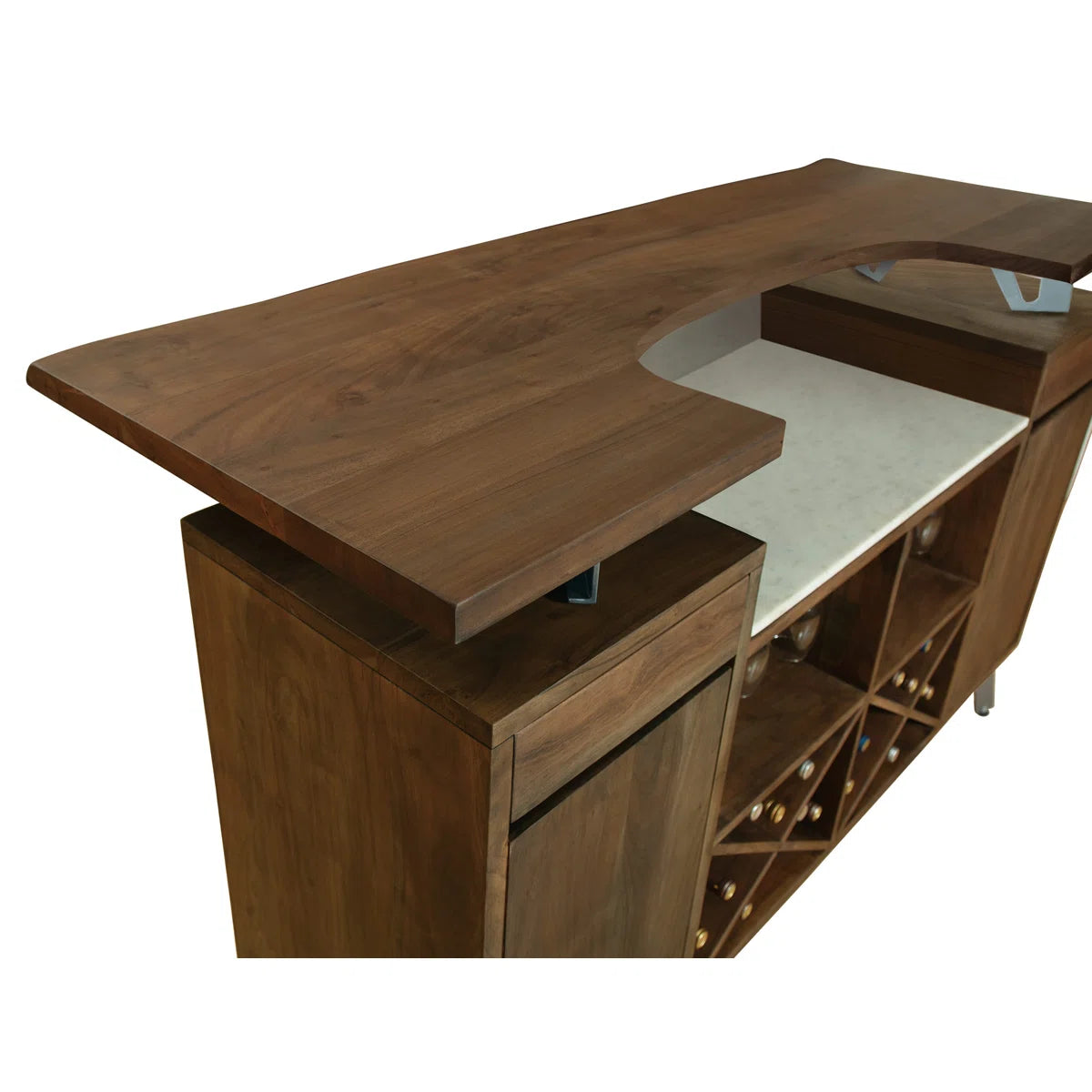Solid Wood Bar Cabinet