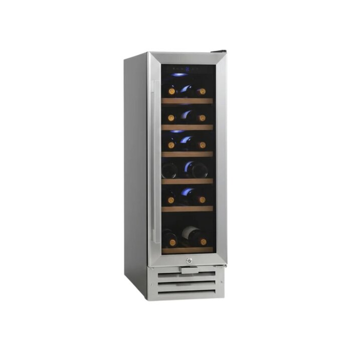 Whynter BWR-18SD 18-Bottle Built-In Wine Refrigerator | Stainless Steel Glass Door
