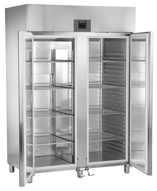 Liebherr GKPv 1490 ProfiLine Double Door Premium Upright Gastronorm Refrigerator, 1361L, Stainless Steel
