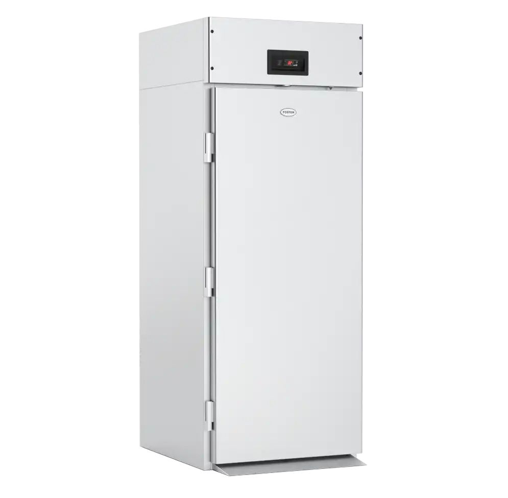 Foster GRL1H/24-125 Single Glass Door Roll-In Upright Display Refrigerator – 1205L, Stainless Steel, Forced Air, +1°C to +4°C