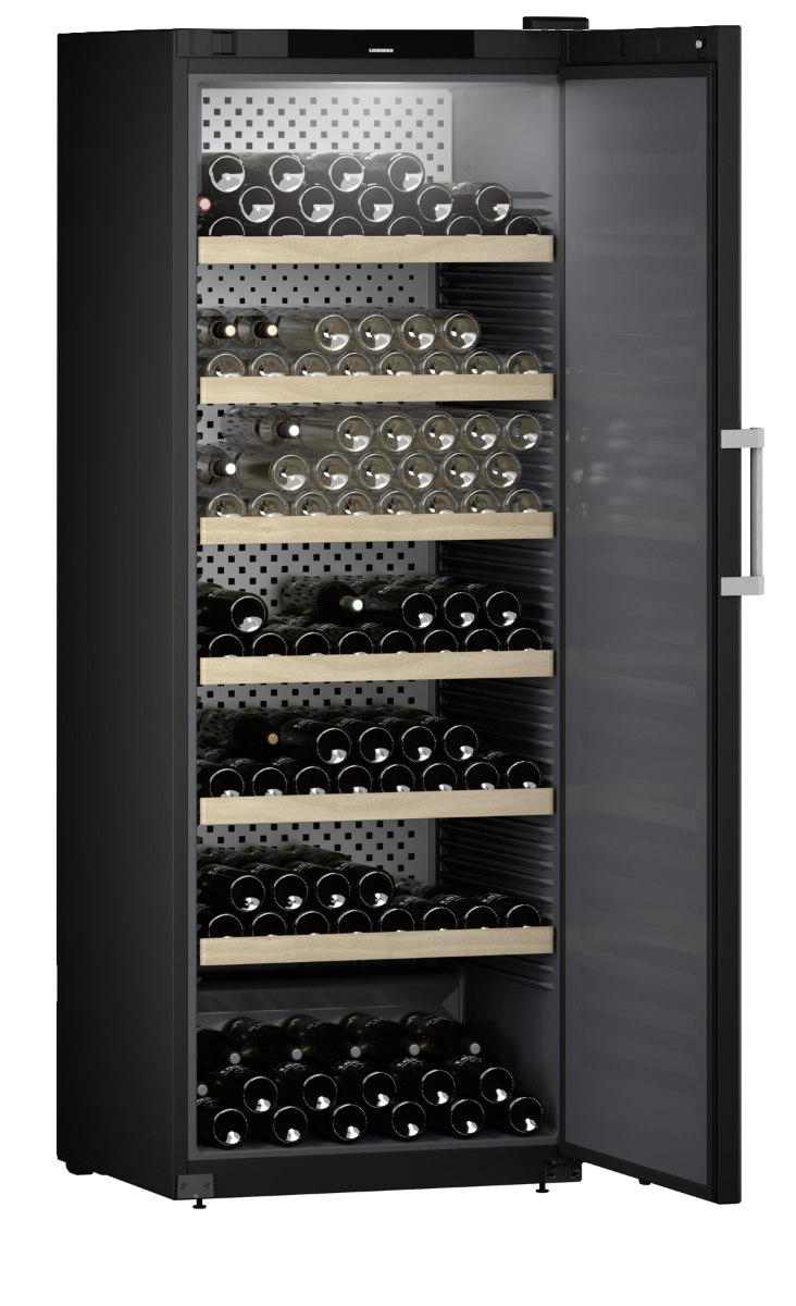 Liebherr WSbli 7731 Upright Wine Storage Cabinet – 324 Bottle Capacity, Precision Temperature Control, Black Finish