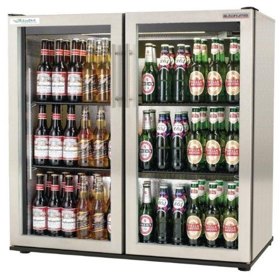 Autonumis RVC00007 EcoChill Double Door Bottle Cooler – 156 x 330ml Bottles / 288 x 330ml Cans