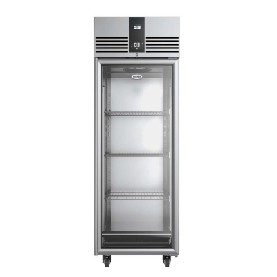Foster EP700G/41-155 EcoPro G3 Glass Single Door Upright Refrigerated Cabinet, 600L, Stainless Steel, LED Display, Auto Defrost