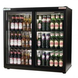 Autonumis RVC10001 EcoChill Sliding Double Door Bottle Cooler – 156 x 330ml Bottles / 288 x 330ml Cans