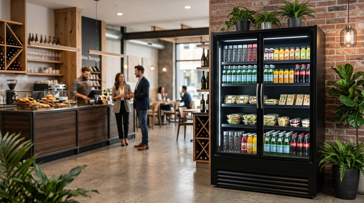Black Commercial Display Fridges: Blending Style and Function for Modern Businesses