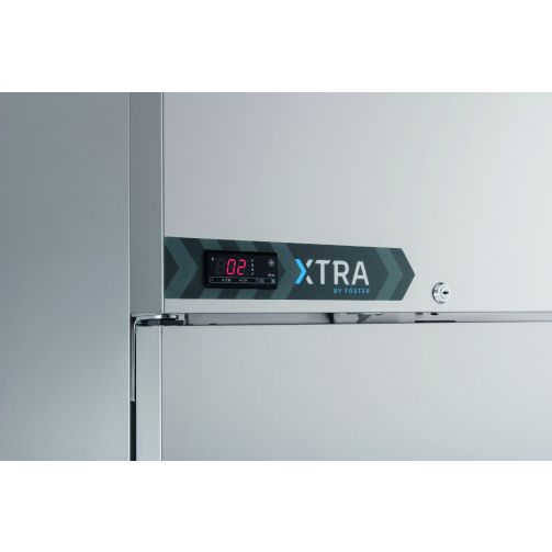 Foster Xtra XR600H Single Door Upright Cabinet Refrigerator, 600L, Stainless Steel, Digital Display, Auto Defrost