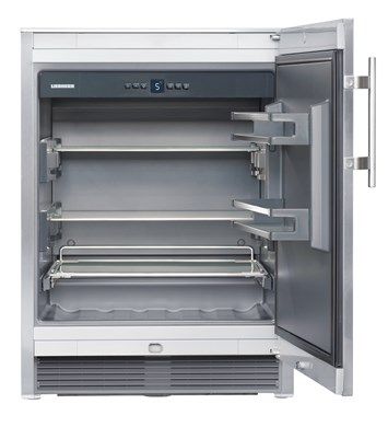 Liebherr OKES 1750 Stainless Steel Outdoor Undercounter Refrigerator, 109 Litres, Digital Temperature Control, Lockable Door