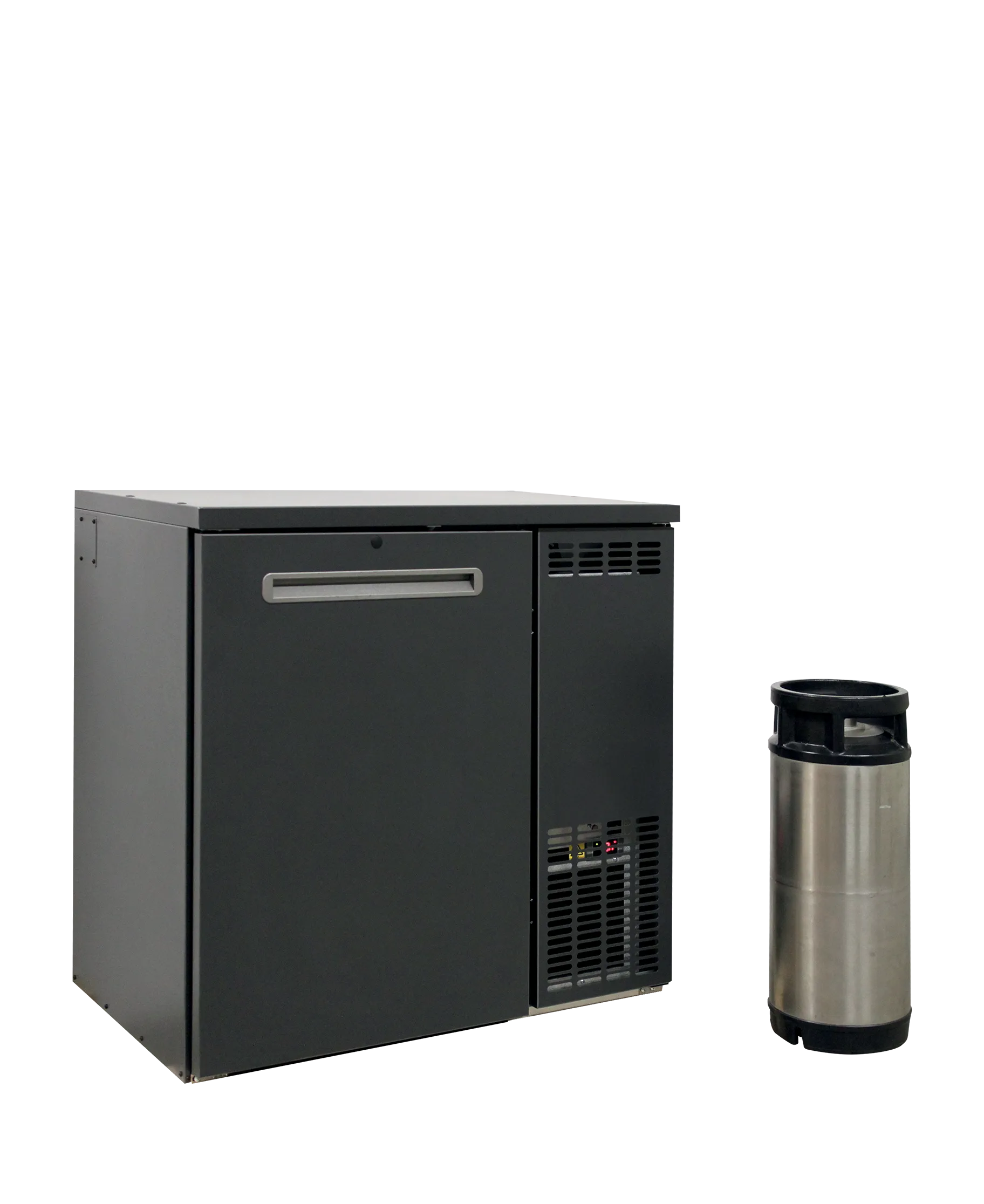 Serrco SFK-4E+ High-End Keg Cooler with Right-Side Cooling Unit | 4 × 20L or 1 × 50L KEG Capacity | Ventilated Commercial Beer Cooler