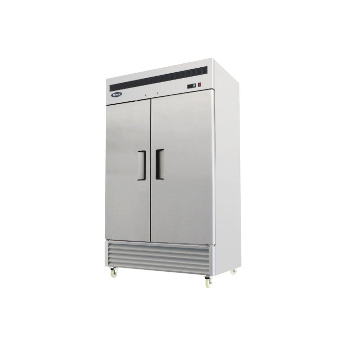 Atosa MBF8187GR Double Door Bottom-Mounted Upright Gastronorm Refrigerator, 1300L, Stainless Steel