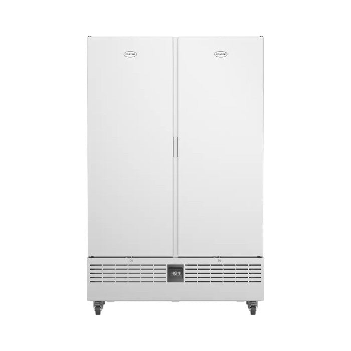 Foster FSL800L Slimline Double Door Upright Commercial Freezer – 800L Stainless Steel Cabinet, Energy Efficient Catering Freezer
