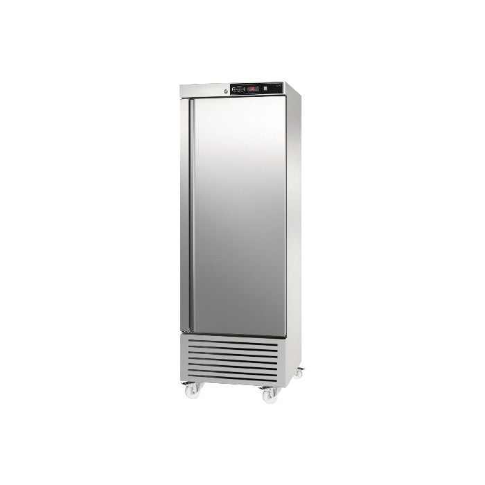 Sterling Pro Green SPI600R Single Door Right Hinged Upright Fridge, 600L Stainless Steel, Digital Temperature Display, Forced Air Cooling