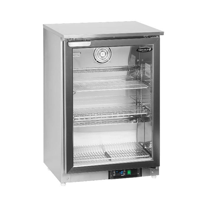 GF200VSG Glass Froster & Sub-Zero Cooler – Single Heated Glass Door, Stainless Steel, -15 to -2°C, 79L Net Capacity