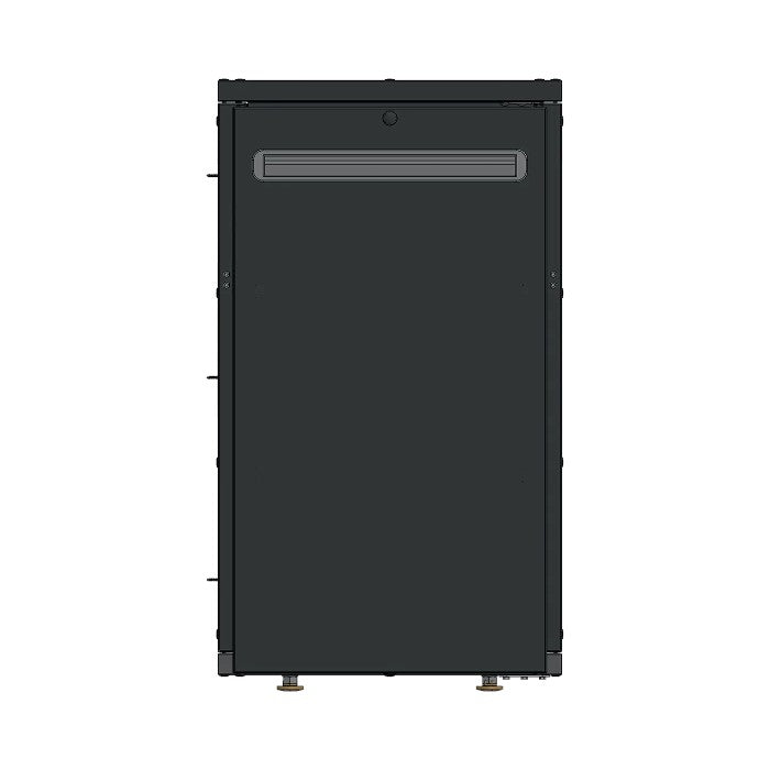 Serrco High-End Neutral Backbar SCL-X2 – Non-Refrigerated Single Door Cabinet with Adjustable Shelves, Stainless Steel Finish, Professional Bar Storage